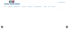 Desktop Screenshot of controldentaleuropeo.com